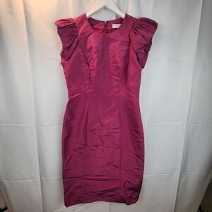 Carolina Herrera silk midi dress size 4 in EUC